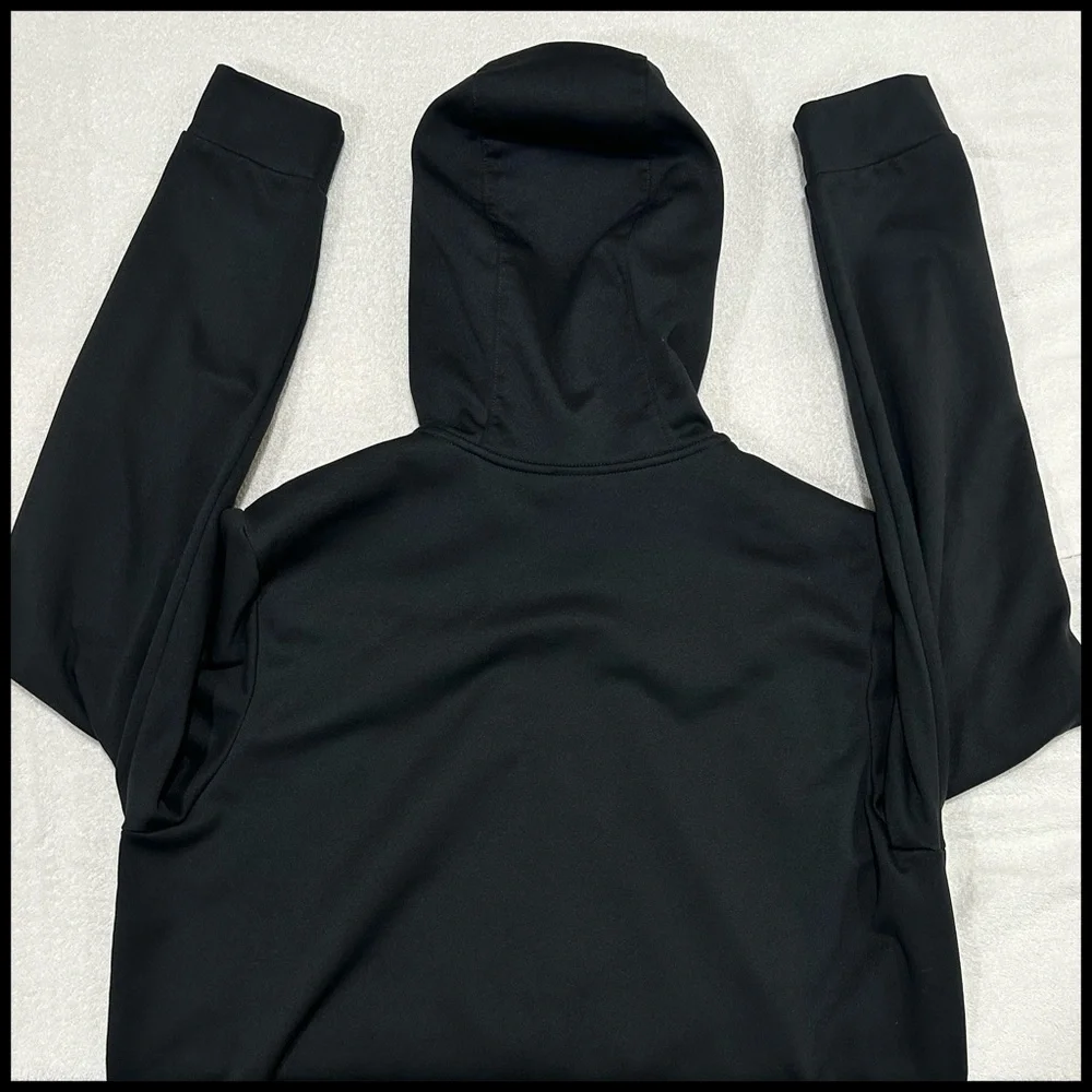 NikeThermaFit🔥🪶 XL Black Hooded Zip Up Jacket, 3 Pockets, Like New, Clean. Warm - Picture 13 of 17